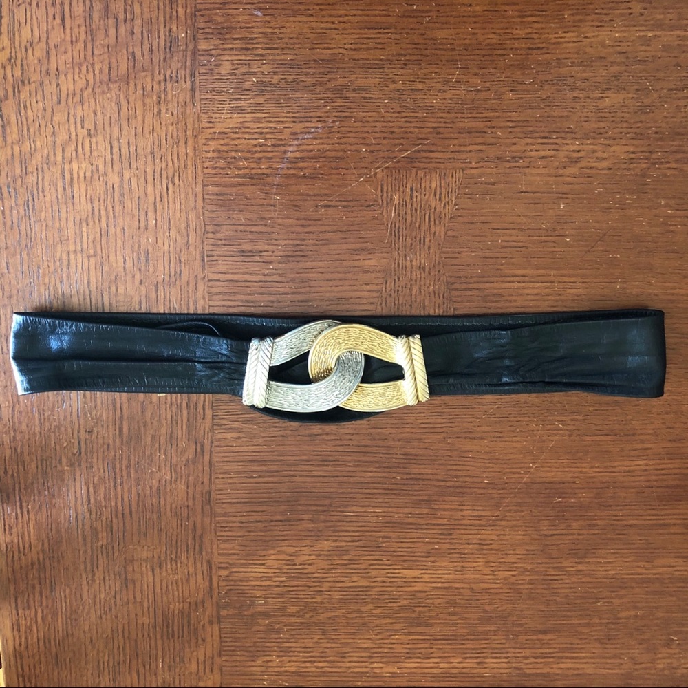 Vintage Leather Clasp Belt